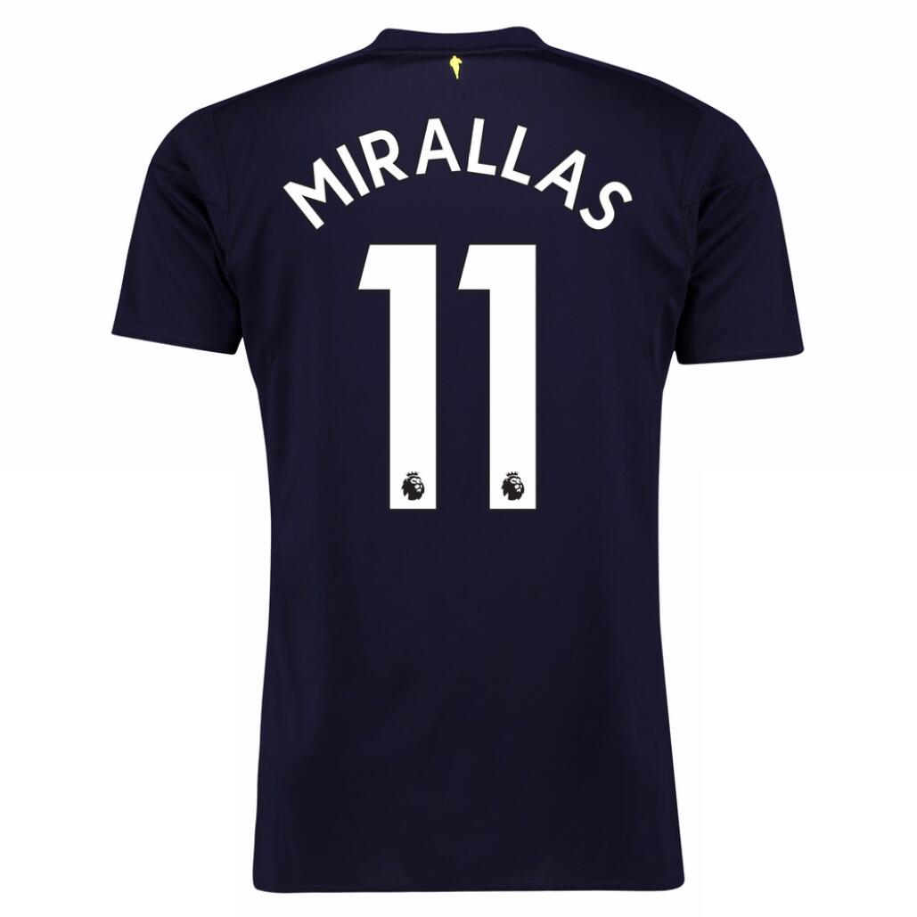 Camiseta Everton 3ª Mirallas 2017/18